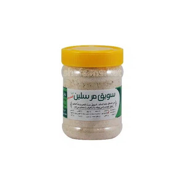 سویق ترکیبی گندم و جو مرسلین 250 گرمی با خواص تغذیه ای بالا - شفامارکت