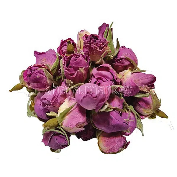 gol-sorkh-ghonche-50gr-shafamarket غنچه گل سرخ طبیعی 50 گرمی - فروشگاه شفامارکت