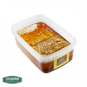 عسل رازقان (چندگیاه) موم دار خام 1 کیلوگرم