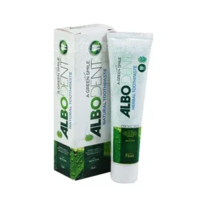 خمیر دندان نعناع آلبودنت 75ml | طبیعی، ضد باکتری و خوشبو کننده دهان - شفامارکت