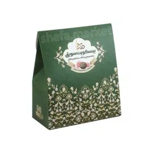 بیسکویت سنتی سویق صدرا حاوی هل، گلاب و کرم پرتقال – بسته 250 گرمی برای تغذیه طبیعی و سبک زندگی سالم در شفامارکت
